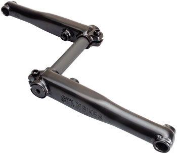 Stolen MOB V4 Crankset - 170mm, 8 Spline, Black SET BMX Crankset