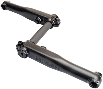 Stolen MOB V4 Crankset - 165mm, 8 Spline, Black SET BMX Crankset