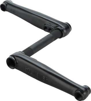 Stolen Talon V2 3-Piece Crankset - 165mm, Matte Black Matte Black SET BMX Crankset