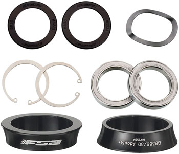 Full Speed Ahead BB30 to EVO Crankset Bottom Bracket Kit Bottom Bracket Adaptor