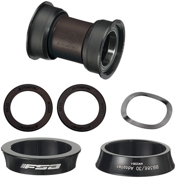 Full Speed Ahead PF30 to MegaExo Steel Bottom Bracket Kit for MTB with Adapter KIT Bottom Bracket Adaptor