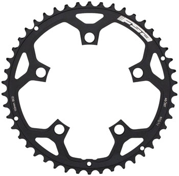 Full Speed Ahead Tempo Pro Road Chainring - 46t, 5-Bolt 110mm BCD, Aluminum, Black EA Chainrings