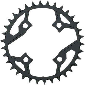 Full Speed Ahead Gamma Pro Mega Tooth Chainring - 34t, 82 BCD, Steel, 1 x 11-Speed, Black EA Chainrings