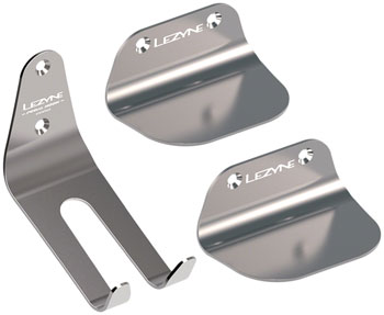 Lezyne Stainless Pedal Bike Storage Hook - Silver EA Racks, Display/Storage