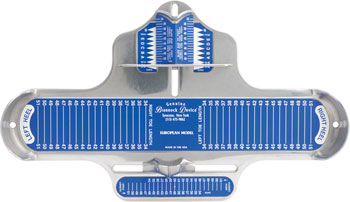Brannock Device Co. Euro Adult Shoe Sizing Device EA Retail Store Fixture and Accessory