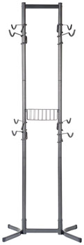 Delta 4-Bike Free Standing Rack With Basket EA Racks, Display/Storage
