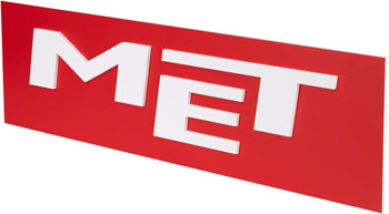 MET Helmets Raised Letter Dealer Sign EA Branded Sign/Banner
