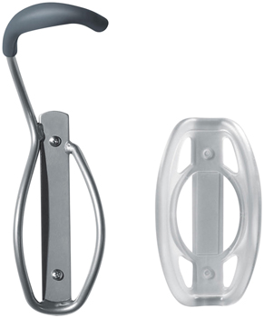 Delta Single Bike Wall Mount Rack with Tire Tray: Holds One Bike, Gray EA Racks, Display/Storage