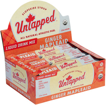 UnTapped Mapleaid Drink Mix - Ginger, Liquid Concentrate, Box of 20 Single Serve Packets BOX Drink Mixes