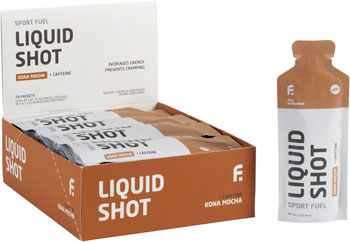 First Endurance Liquid Shot - Kona Mocha, 24 Pack EA Gels
