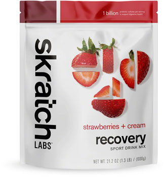 Skratch Labs Recovery Sport Drink Mix - Strawberries and Cream, 12-Serving Resealable Pouch EA Drink Mixes