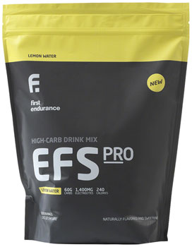 First Endurance EFS-Pro High Carb Drink Mix - Lemon Water, 18 Serving Resealable Pouch EA Drink Mixes