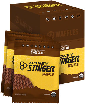Honey Stinger Organic Waffle - Chocolate, Box of 12 BOX Waffles