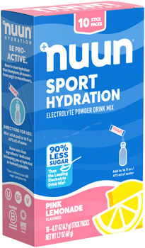 nuun Sport Powder - Pink Lemonade, Box of 10 BOX Drink Mixes