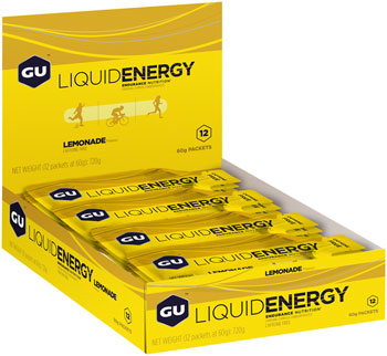 GU Liquid Energy Gel - Lemonade, Box of 12 BOX Gels