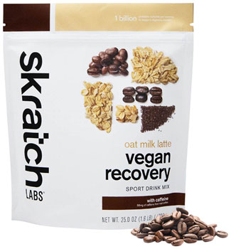 Skratch Labs Recovery Drink Mix - Vegan Oat Milk Latte, 12 serving BAG Drink Mixes
