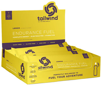 Tailwind Nutrition Endurance Fuel Lemon - Box of 12 Single Servings BOX Drink Mixes