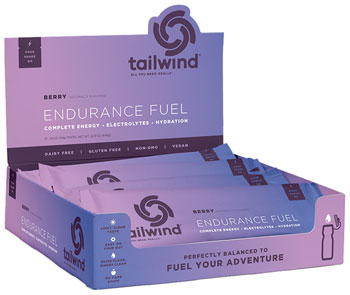 Tailwind Nutrition Endurance Fuel Berry - Box of 12 Single Servings BOX Drink Mixes
