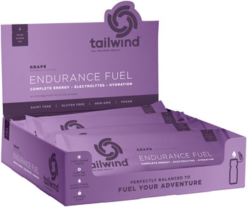 Tailwind Nutrition Endurance Fuel Grape - Box of 12 Single Servings BOX Drink Mixes
