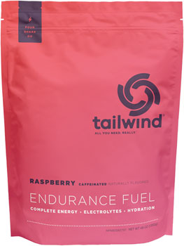 Tailwind Nutrition Endurance Fuel Raspberry - Caffeinated , 50 Serving Bag Drink Mixes
