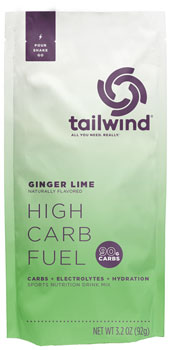 Tailwind Nutrition High Carb Fuel Ginger Lime - 6-Pack Box Drink Mixes