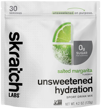 Skratch Labs Unsweetened Hydration Sport Drink Mix - Salted Margarita, 30-Serving Resealable Bag EA Drink Mixes