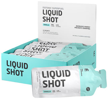 First Endurance Liquid Shot - Vanilla, Pack of 24 EA Gels