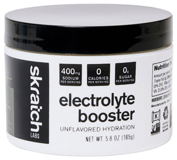 Skratch Labs Electrolyte Booster, Unflavored Hydration, 60-Serving Jar EA Drink Mixes