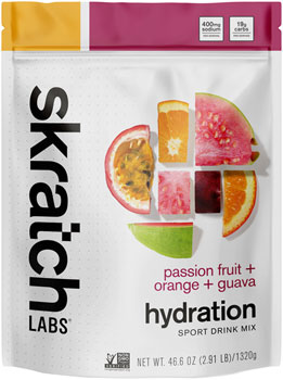 Skratch Labs Hydration Sport Drink - Passion Fruit/Orange/Guava, 60-Serving Resealable Bag Drink Mixes