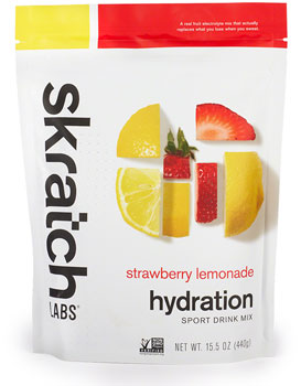 Skratch Labs Hydration Sport Drink Mix - Strawberry Lemonade, 20 -Serving Resealable Pouch EA Drink Mixes