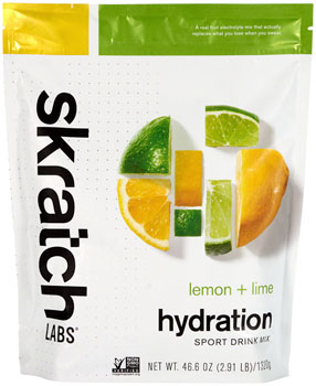 Skratch Labs Hydration Sport Drink Mix - Lemon + Lime, 60-Serving Resealable Pouch BAG Drink Mixes