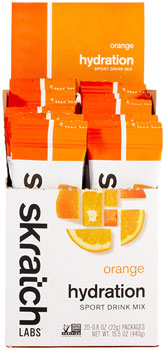 Skratch Labs Hydration Sport Drink Mix - Orange, Box of 20 BOX Drink Mixes