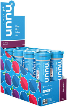 nuun Sport Hydration Tablets: Tri Berry, Box of 8 Tubes BOX Drink Mixes