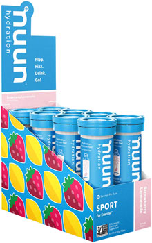 nuun Sport Hydration Tablets: Strawberry Lemonade, Box of 8 Tubes BOX Drink Mixes