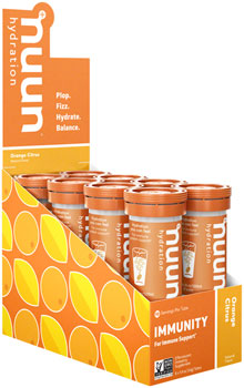 nuun Immunity Hydration Tablets: Orange Citrus, Box of 8 BOX Drink Mixes