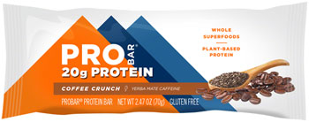 ProBar Protein Bar - Coffee Crunch with Caffeine, Box of 12 BOX Bars