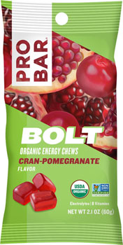 ProBar Bolt Chews: Cran-Pomegranate, Box of 12 BOX Chews