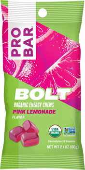 ProBar Bolt Chews: Pink Lemonade, Box of 12 BOX Chews