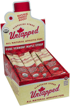 UnTapped Maple Syrup Energy Gel - Maple, Box of 20 BOX Gels