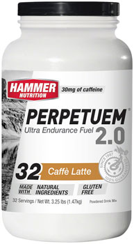 Hammer Nutrition Hammer Perpetuem: Cafe Latte (with caffeine) 32 Servings EA Drink Mixes