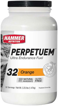 Hammer Nutrition Perpetuem Endurance Fuel - Orange, 32 Servings EA Drink Mixes