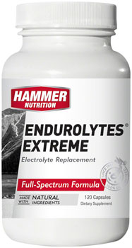 Hammer Nutrition Hammer Endurolytes Extreme: Bottle of 120 BOT Supplements