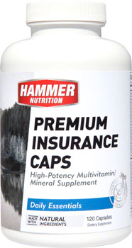 Hammer Nutrition Hammer Premium Insurance Caps: Bottle of 120 Capsules EA Supplements