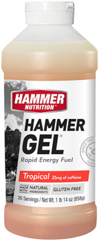 Hammer Nutrition Hammer Gel: Tropical (with caffiene) 20oz EA Gels