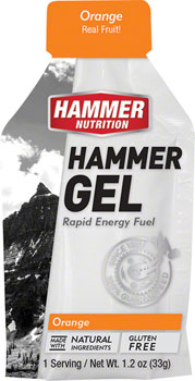 Hammer Nutrition Hammer Gel: Orange, 24 Single Serving Packets BOX Gels