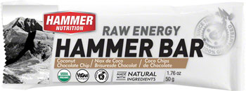 Hammer Nutrition Hammer Bar: Coconut Cashew Chocolate Box of 12 BOX Bars