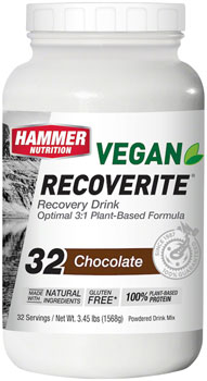 Hammer Nutrition Hammer Vegan Recoverite Drink Mix: Chocolate 32 Servings EA Drink Mixes