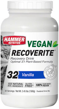 Hammer Nutrition Hammer Vegan Recoverite Drink Mix: Vanilla 32 Servings EA Drink Mixes