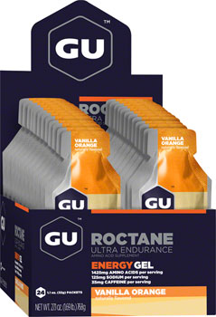 GU Roctane Energy Gel - Vanilla-Orange, Box of 24 BOX Gels
