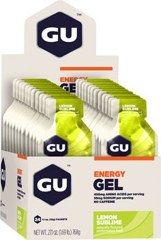 GU Energy Gel - Lemon Sublime, Box of 24 BOX Gels